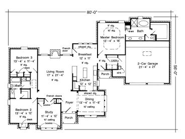Floor Plan, 054H-0032