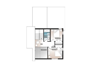 2nd Floor Plan, 027H-0531