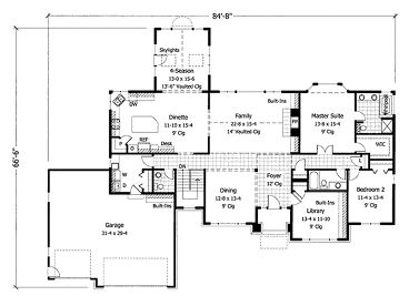Floor Plan, 023H-0063