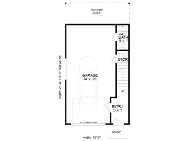 1st Floor Plan, 062G-0485