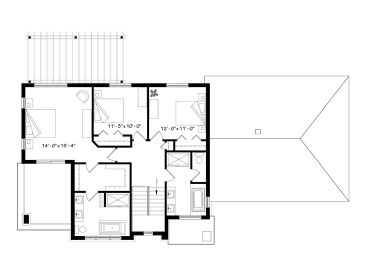 2nd Floor Plan, 027H-0473