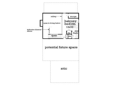 2nd Floor Plan, 021H-0257