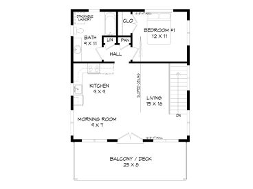 2nd Floor Plan, 062G-0166