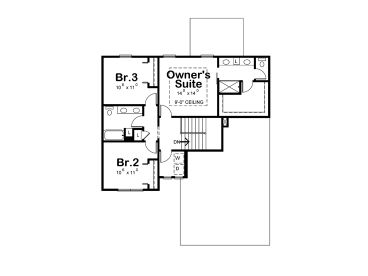 2nd Floor Plan, 031H-0392
