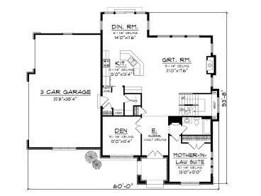 1st Floor Plan, 020H-0355
