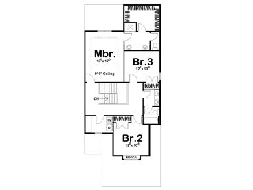 2nd Floor Plan, 050H-0108