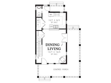 1st Floor Plan, 034H-0383