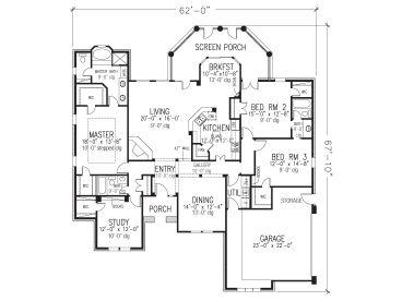 Floor Plan, 054H-0040