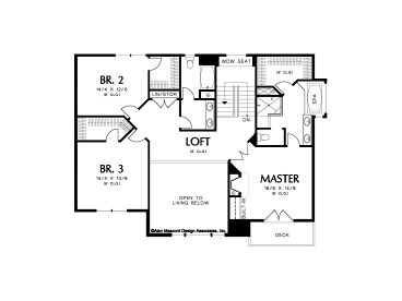 2nd Floor Plan, 034H-0118