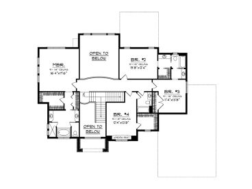 2nd Floor Plan, 020H-0305
