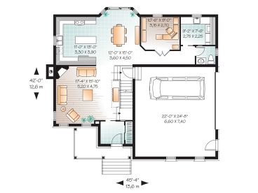 1st Floor Plan, 027H-0266