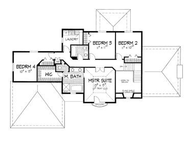 2nd Floor Plan, 023H-0029