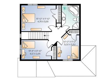 2nd Floor Plan, 027H-0131