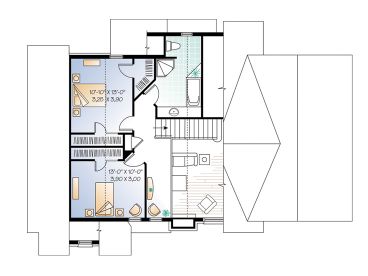 2nd Floor Plan, 027H-0107