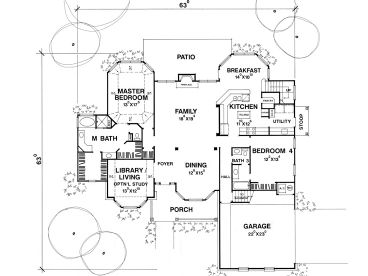 1st Floor Plan, 036H-0024