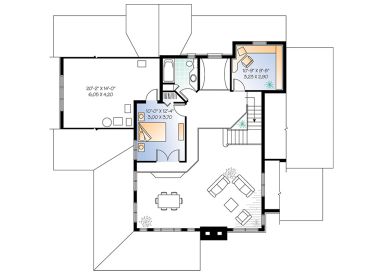 2nd Floor Plan, 027H-0030