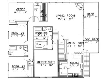 2nd Floor Plan, 012G-0098