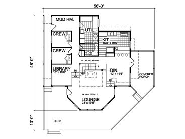 1st Floor Plan, 010H-0011