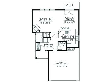 1st Floor Plan, 026H-0053