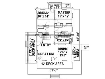 1st Floor Plan, 012L-0015