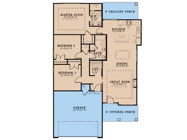 Floor Plan, 074H-0198