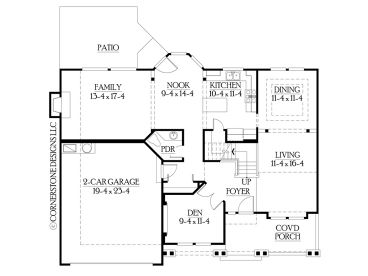 1st Floor Plan, 035H-0005