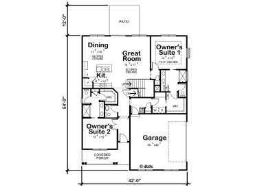1st Floor Plan, 031H-0426