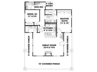 1st Floor Plan, 012H-0266
