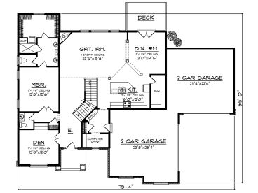 1st Floor Plan, 020H-0426