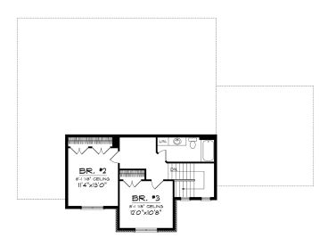 2nd Floor Plan, 020H-0331