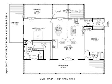 Floor Plan, 062H-0482