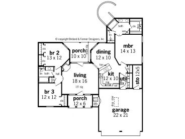 Floor Plan, 021H-0050