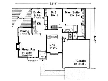 Floor Plan, 022H-0079