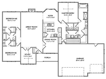 Floor Plan, 048H-0033