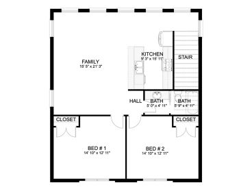 2nd Floor Plan, 065G-0064