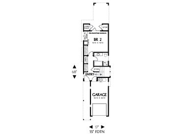 1st Floor Plan, 034H-0160