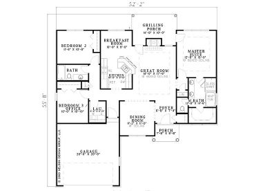 Floor Plan, 025H-0123