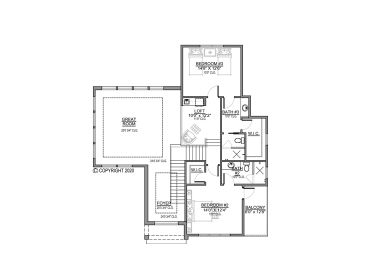 2nd Floor Plan, 070H-0049