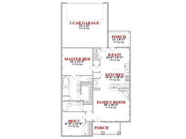 Floor Plan, 073H-0124