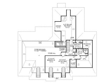 2nd Floor Plan, 062H-0117