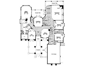 1st Floor Plan, 043H-0212