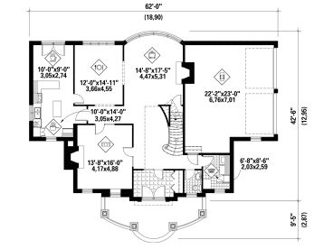 1st Floor Plan, 072H-0235