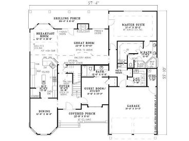 1st Floor Plan, 025H-0139