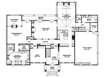 1st Floor Plan, 006H-0135