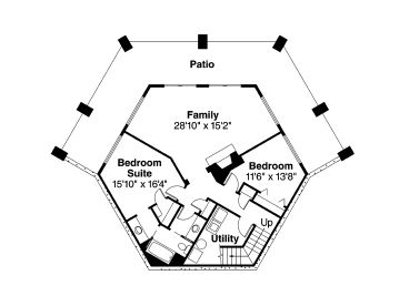 2nd Floor Plan, 051H-0020