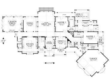 Floor Plan, 034H-0368