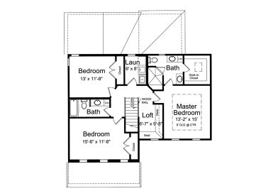 2nd Floor Plan, 046H-0050
