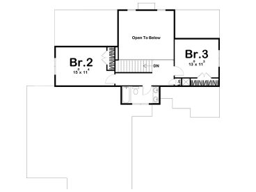 2nd Floor Plan, 050H-0179