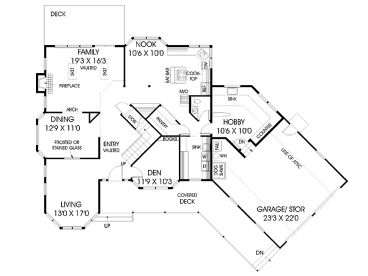 1st Floor Plan, 013H-0083