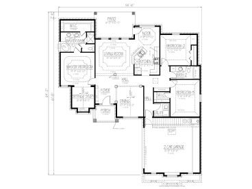 Floor Plan, 068H-0006